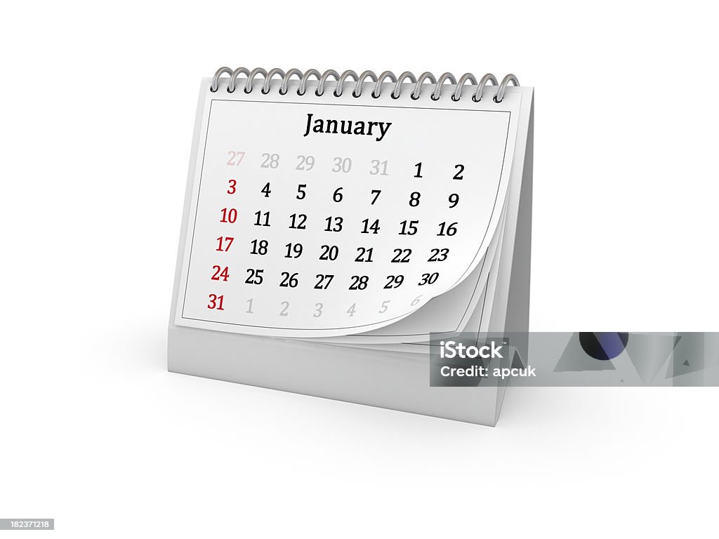 Calendario. Enero de 2010. - Foto de stock de Acontecimiento anual libre de derechos