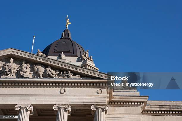 Manitoba Legislador Building - Fotografias de stock e mais imagens de Arquitetura - Arquitetura, Canadá, Destino de Viagem