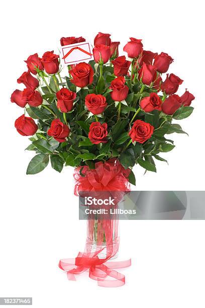 Three Dozen Red Roses Stock Photo - Download Image Now - Bouquet, Celebration Event, Color Image