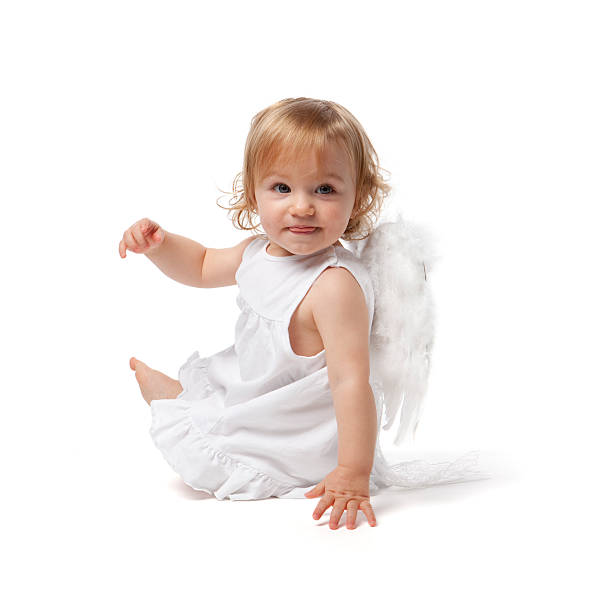 istock Little angel girl III 182371488