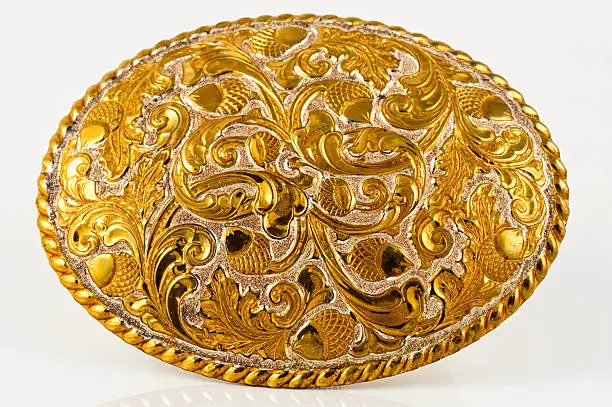 Belt buckle large ornate pattern isolated on whiteSee My Portfolio by clicking on the below images: