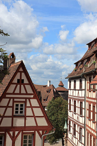 istock Halftimbered houses in the Nuremberg 182372534