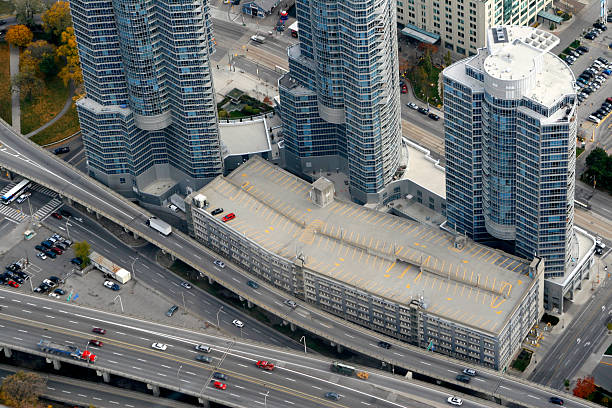 CN tower view stock photo