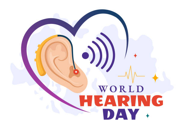istock World Hearing Day Vector Illustration on 3 March to Raise Awareness on How to Prevent Deafness and Ear Treatment in Flat Healthcare Background 1823730311