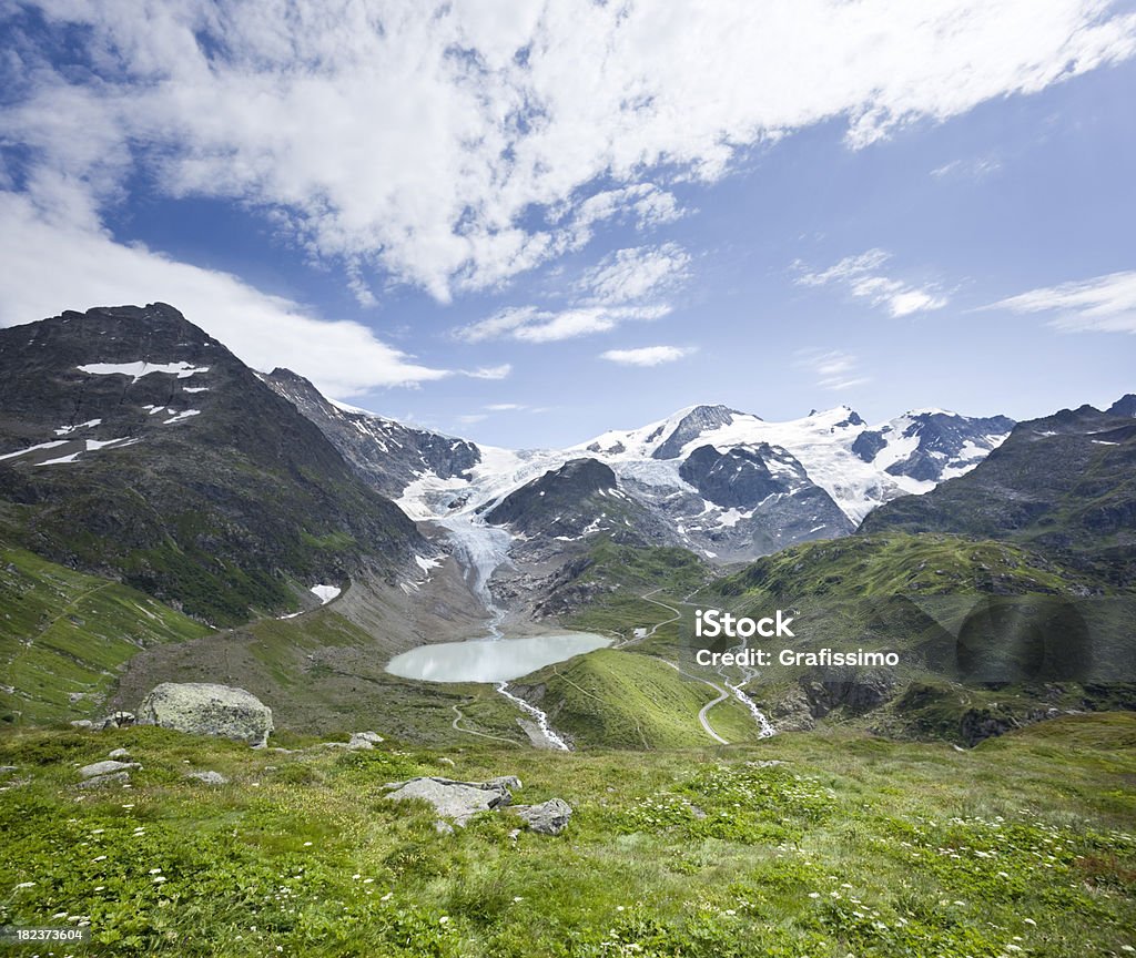 Glaciar im suisse alpes im Susten Pass - Lizenzfrei Alpen Stock-Foto