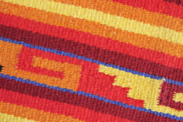 istock Navajo Blanket Rug Fabric Design 182373676
