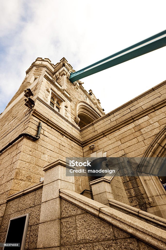 Dettaglio del Tower Bridge, Londra, Regno Unito - Foto stock royalty-free di Ambientazione esterna