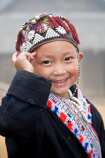 istock Vietnam, boy playing near Sapa. 182374178
