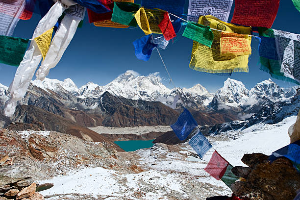istock Mount Everest, Lhotse and Nuptse from Renjo La 182374274