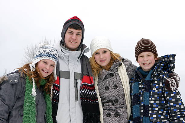 istock Children Outside in Snow 182374527