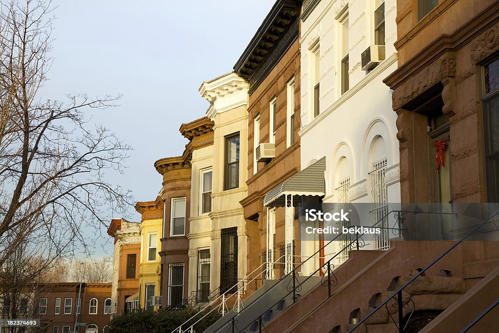 Brooklyn Brownstones - Royalty-free Ao Ar Livre Foto de stock