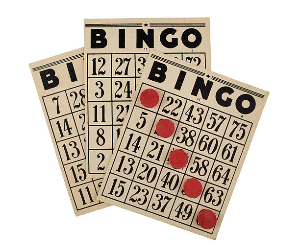 Bingo Cards stock photo