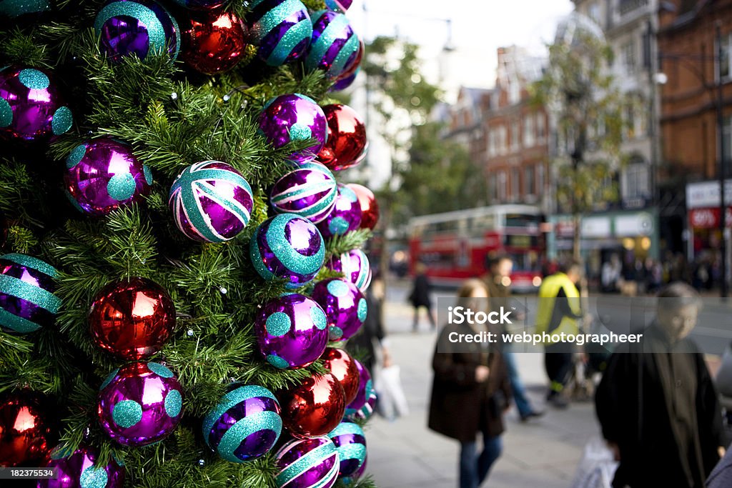 Londres em Natal - Royalty-free A caminho Foto de stock