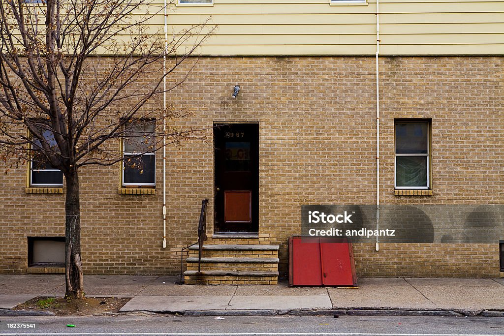 Philadelphia calçada e casa - Foto de stock de Acabado royalty-free