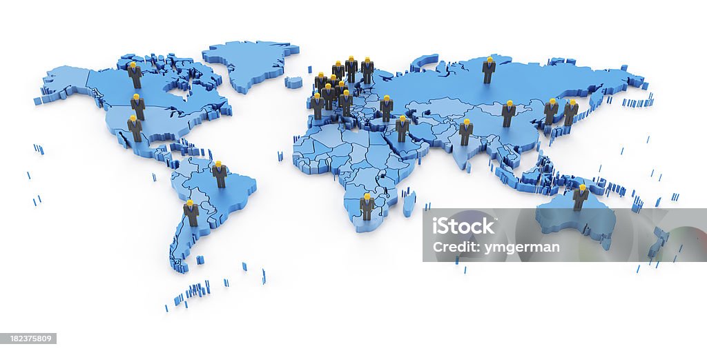 Negócios internacionais - Royalty-free Europa - Locais geográficos Foto de stock
