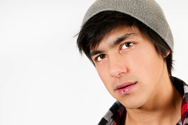 istock Pierced young adult portrait 182375831