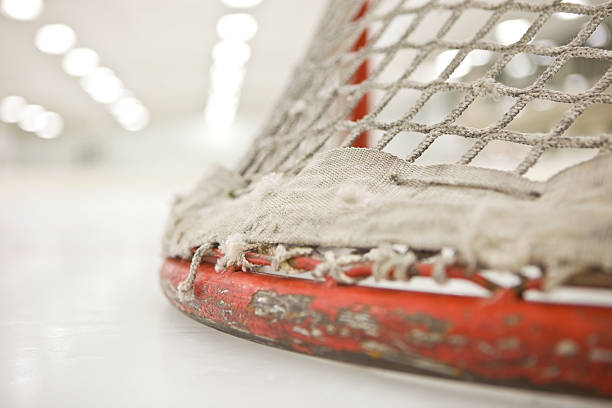 istock Hockey Goal from Ice Level 182376084