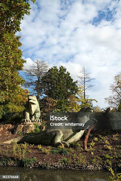 Crystal Palace Dinosaurs Stock Photo - Download Image Now - Crystal Palace - London, Dinosaur, Iguanodon
