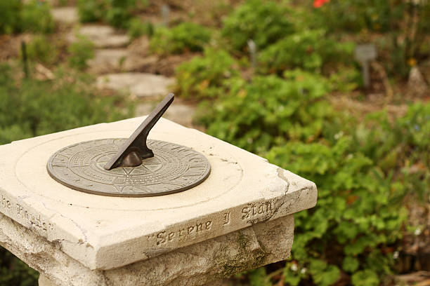 istock Sundial in Herb Garden 182376764