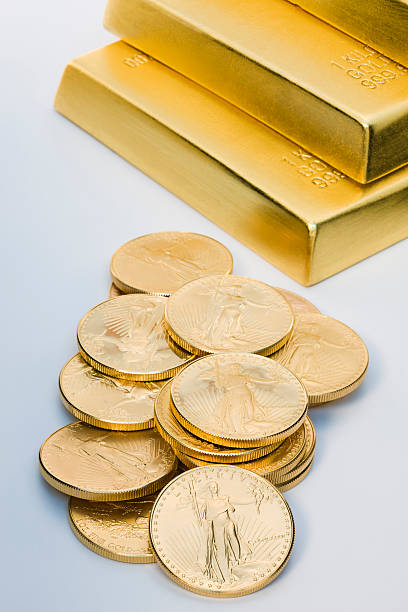 istock Gold Coins and Ingots. 182377907