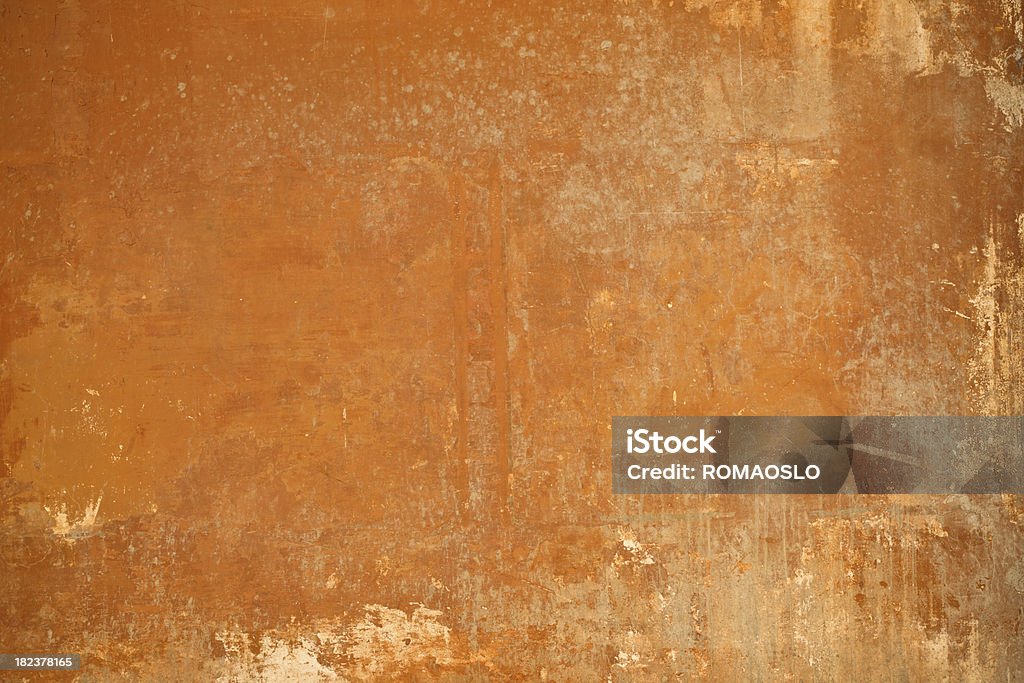 Orangefarbene oder braune Römischen Mauer Textur in Rom, Italien - Lizenzfrei Bildhintergrund Stock-Foto