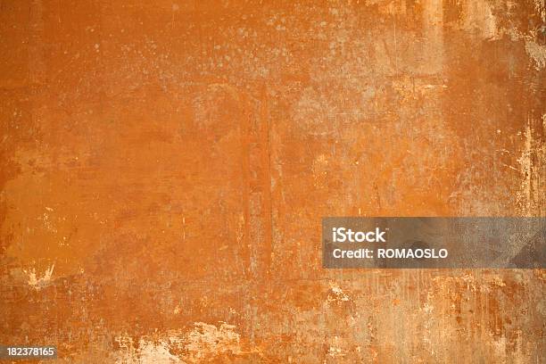 Orangefarbene Oder Braune Römischen Mauer Textur In Rom Italien Stockfoto und mehr Bilder von Bildhintergrund