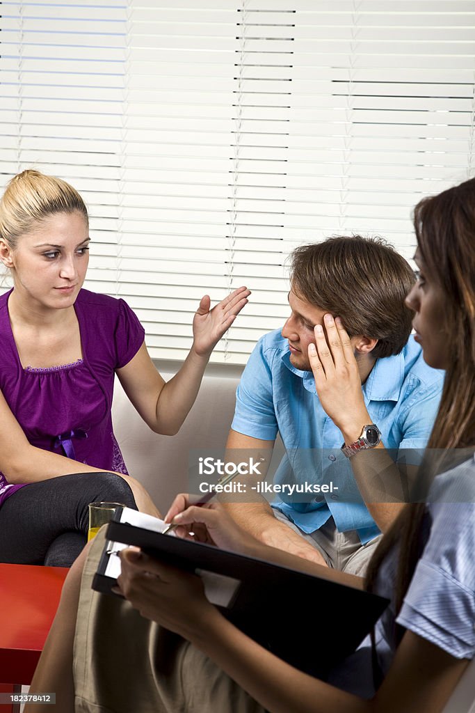 family Therapy Adult Stock Photo