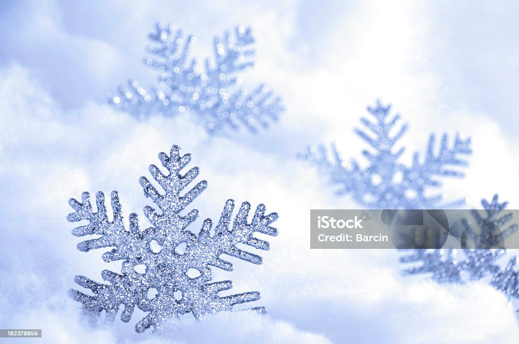 Snowflakes background - Foto de stock de Abstracto libre de derechos