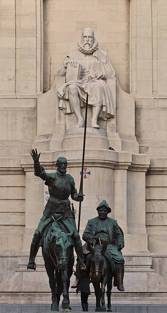 istock cervantes, don quixote & sancho belly 182379626