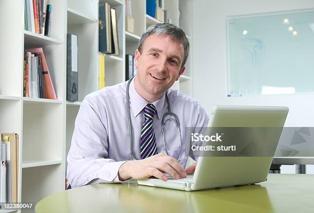 Smiling Gp Stock Photo - Download Image Now - 40-49 Years, Adults Only, Care
