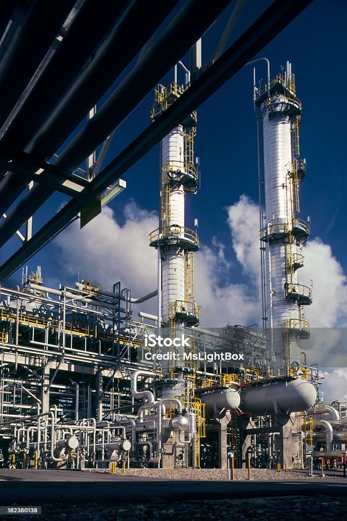 Indústria petrolífera. - Royalty-free Abastecer Foto de stock