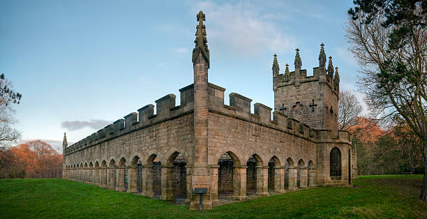 주교 오크랜드 사슴 하우스, durham, 영국 - castle famous place low angle view england 뉴스 사진 이미지