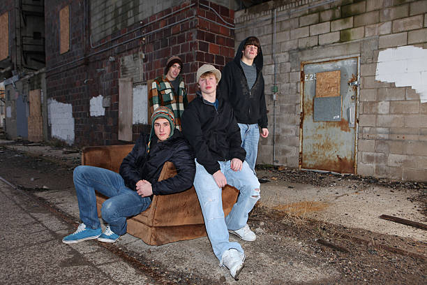 istock Group of Urban Young Adults 182380347