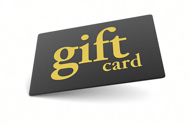 tarjeta de regalo de oro negro - gift card gift certificate gift gold fotografías e imágenes de stock