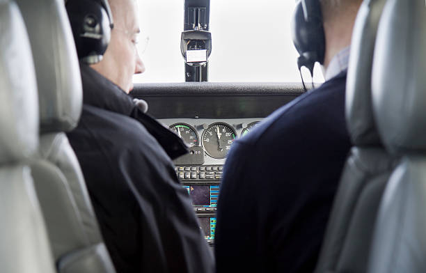 Piloto e Instrutor - fotografia de stock