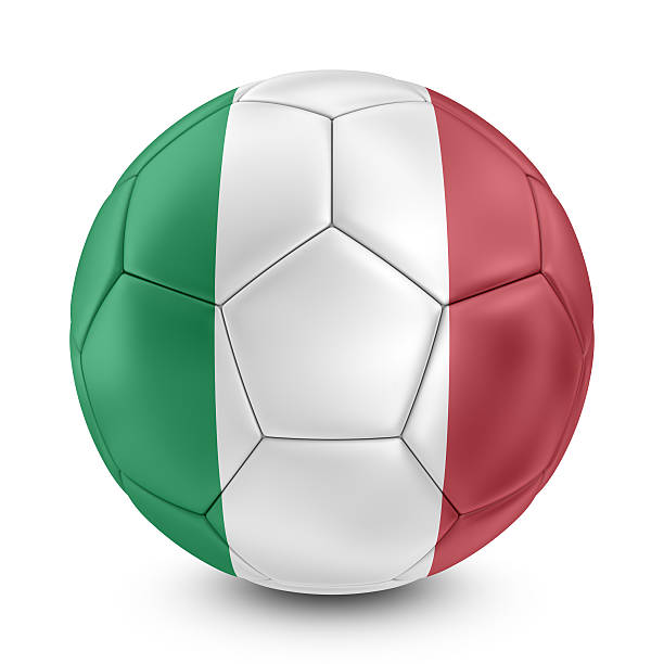 istock italian flag on football 182380679