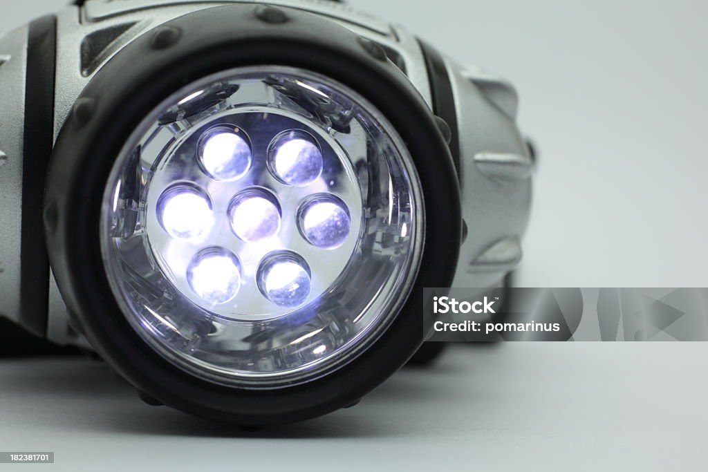 Головной лампа - Стоковые фото Светодиодный свет роялти-фри