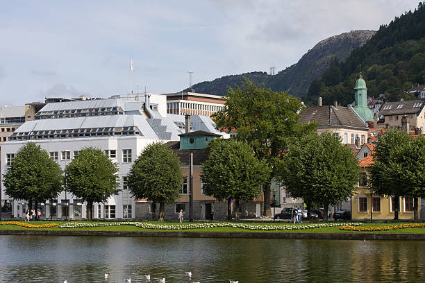 istock Bergen Norway city view 182381837