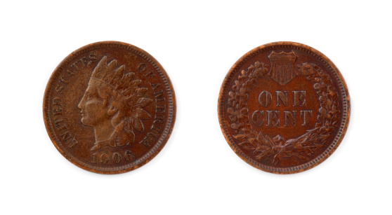 Indian Head Penny from 1906.