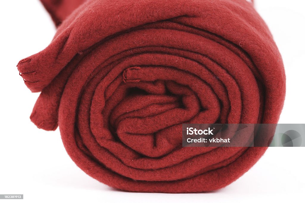 Vermelho de Lã - Royalty-free Cobertor Foto de stock