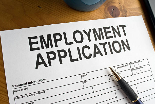 istock Blank employment application ready to be filled out 182382278