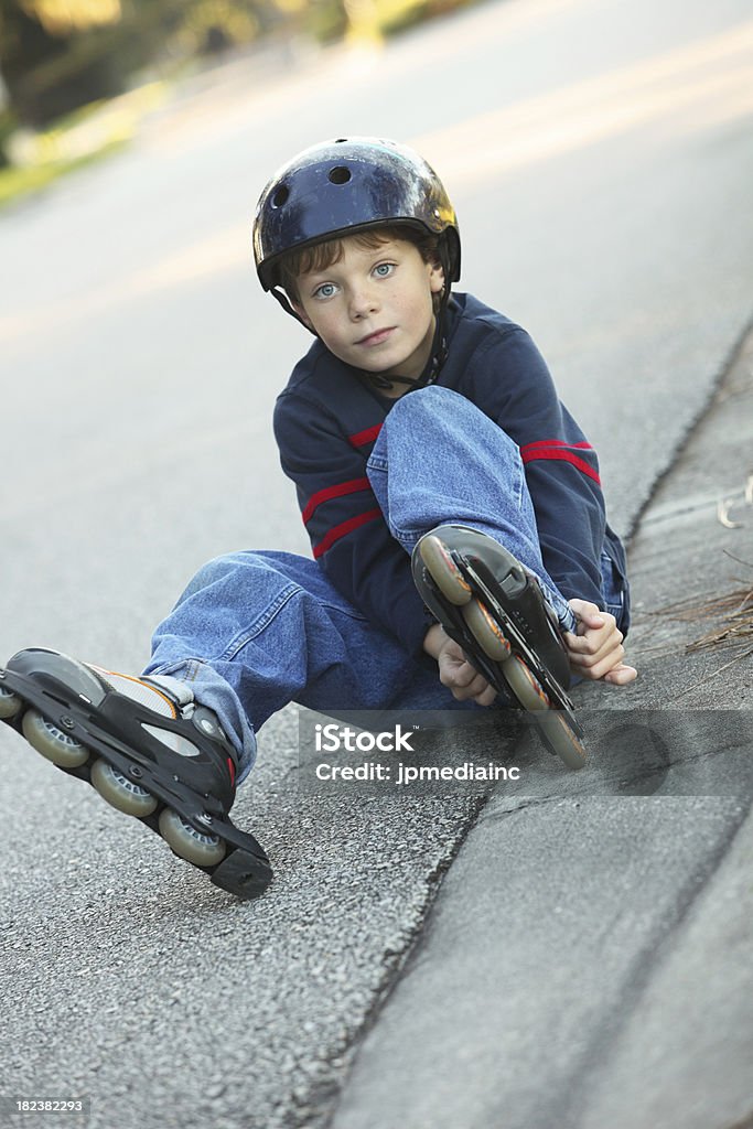 Jeune garçon Roller - Photo de Activité libre de droits