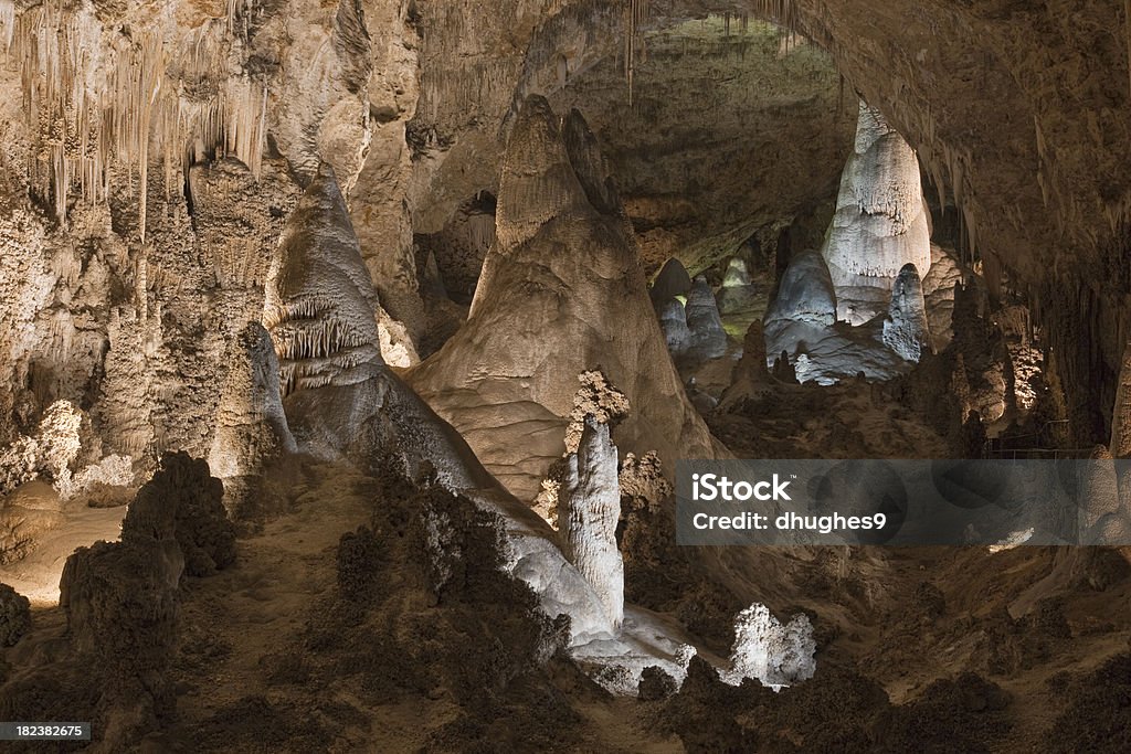 Park Narodowy Carlsbad Caverns'Hall of Giants” - Zbiór zdjęć royalty-free (Park Narodowy Carlsbad Caverns)