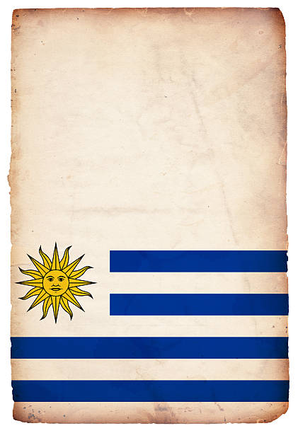 flagge der uruguay-xxxl - oriental republic of uraguay stock-fotos und bilder