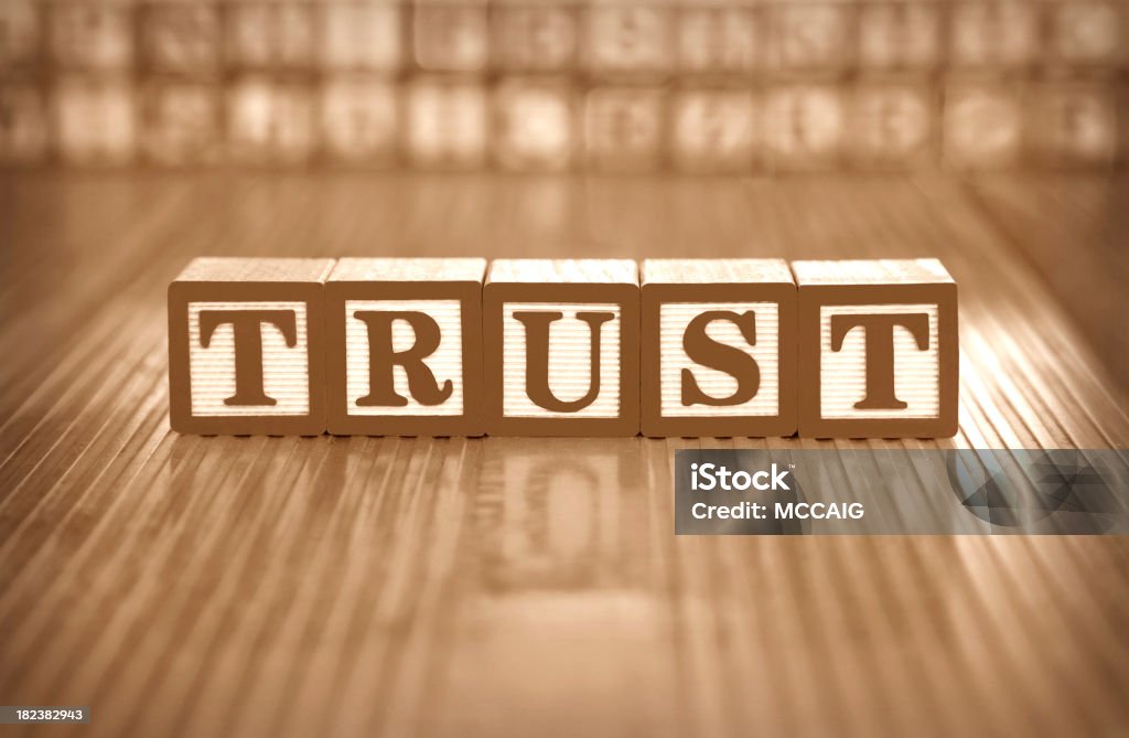 trust (Nr. 14 Von Serie - Lizenzfrei Testament Stock-Foto