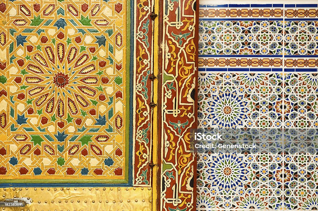 Марокканская мозаика - Стоковые фото Архитектурный элемент роялти-фри