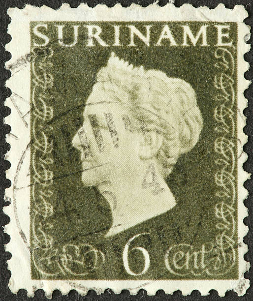 istock very old Suriname stamp 182383908