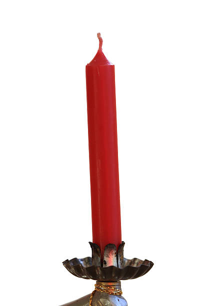 istock Christmas candle in holder 182384018