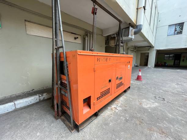 istock Big generator electricity on builiding facilities 1823852087