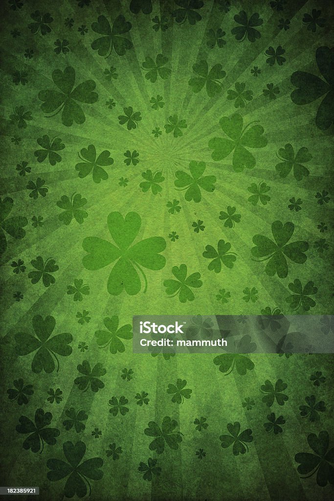 grunge green st. patrick background St. Patrick's Day stock illustration